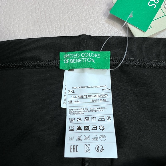 NWT - United Colors of Benetton Kids’ Leggings- Size XXL / 11-12 Years Old - Picture 4 of 5